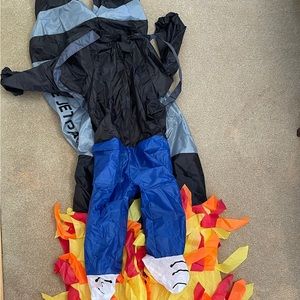 Inflatable Jet Pack Costume for Kids Blow Up Unisex One Size